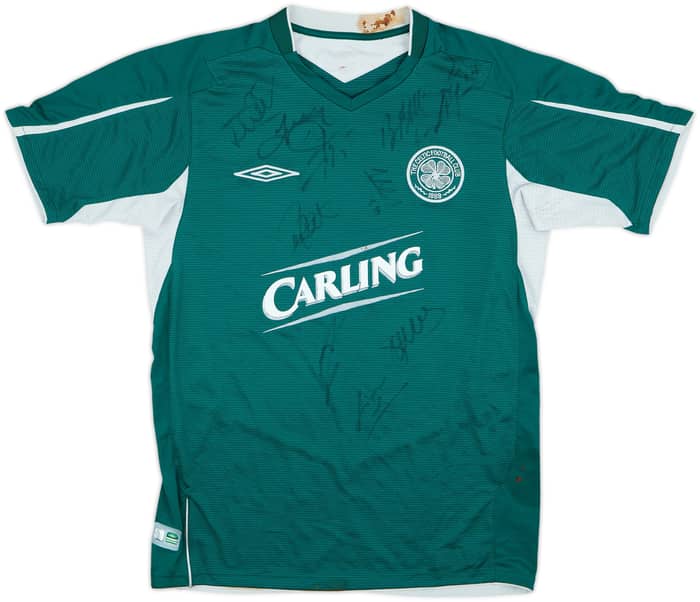 2004-05 Celtic Signed Away Shirt - 5/10 - (S)