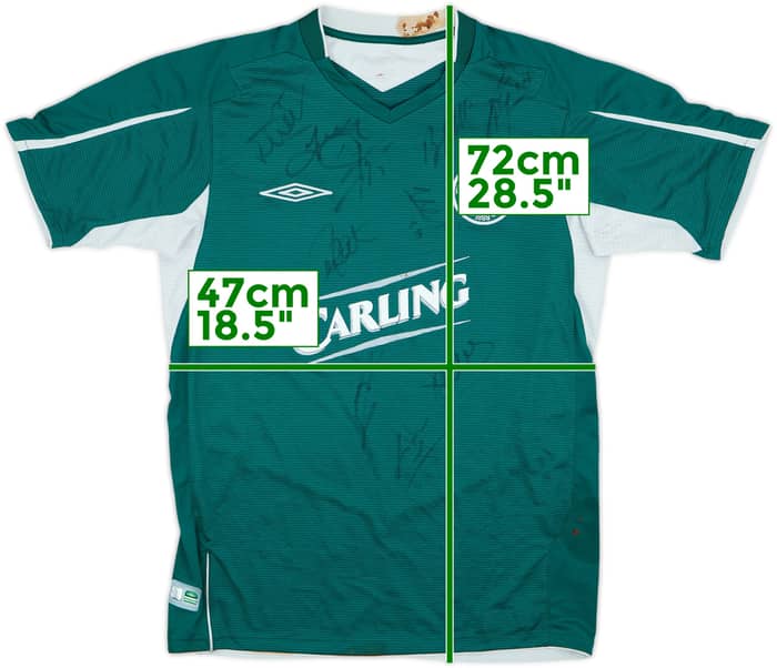 2004-05 Celtic Signed Away Shirt - 5/10 - (S)