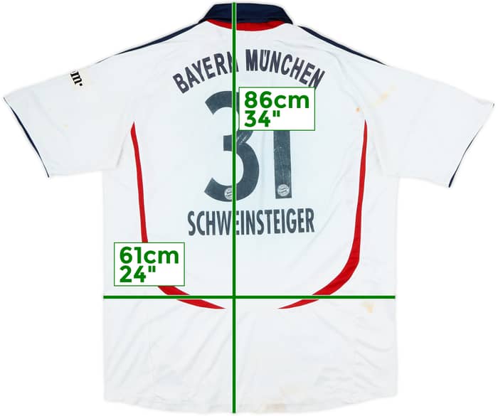2006-07 Bayern Munich Away Shirt Schweinsteiger #31 - 4/10 - (XL)