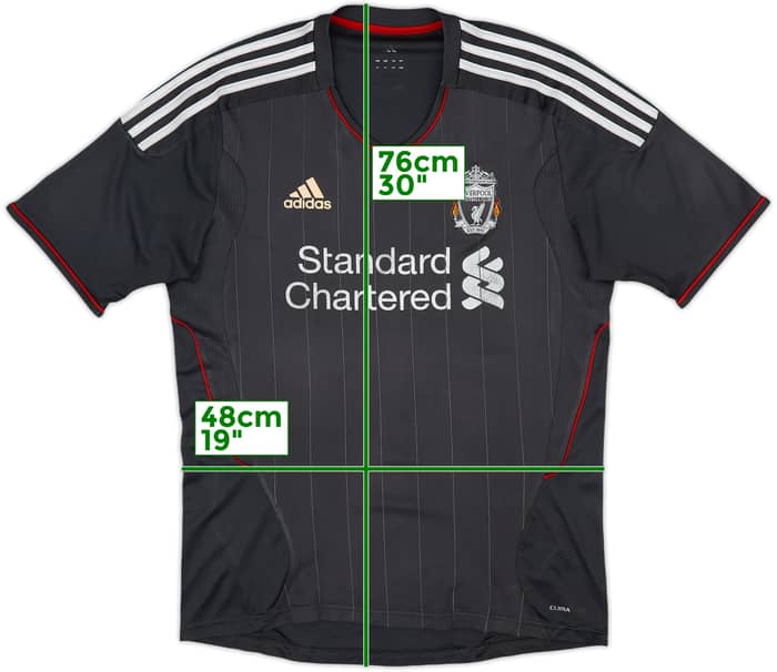 2011-12 Liverpool Camiseta de Visitante - 5/10 - (M)