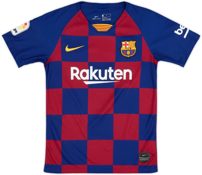 2019-20 Barcelona Home Shirt - 10/10 - (M.Boys)