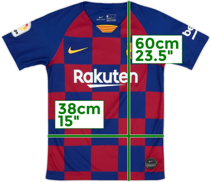 2019-20 Barcelona Home Shirt - 10/10 - (M.Boys)