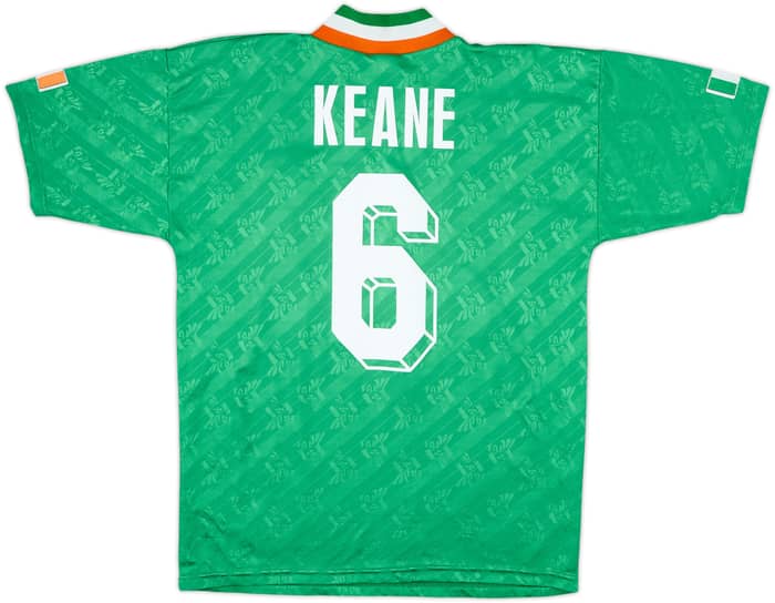 1994 Ireland Home Shirt Keane #6 - 8/10 - (M)