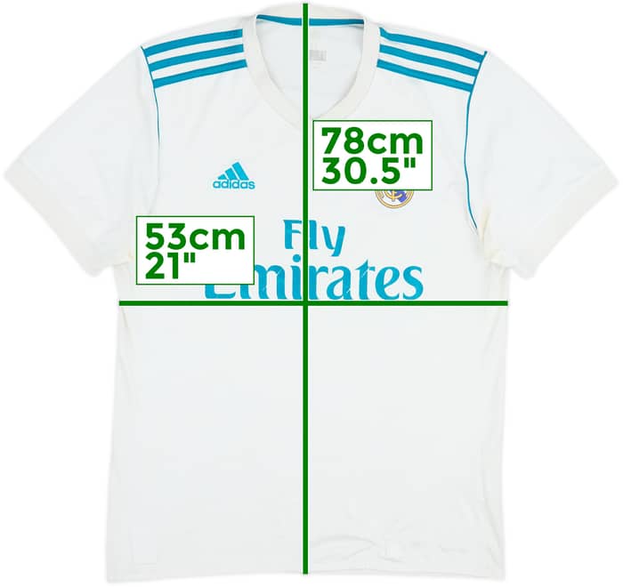 2017-18 Real Madrid Home Shirt - 5/10 - (M)