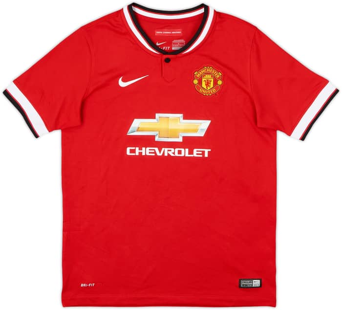 2014-15 Manchester United Home Shirt Rooney #10 - 5/10 - (L.Boys)