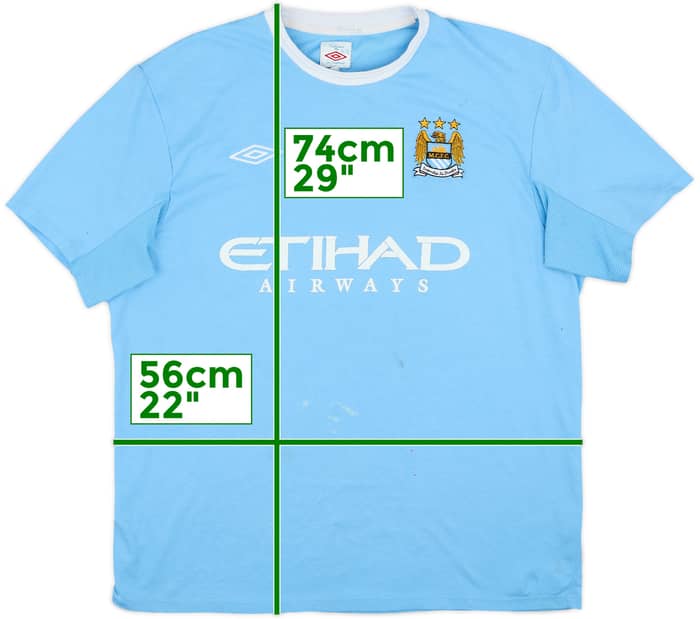 2009-10 Manchester City Home Shirt - 5/10 - (XL)