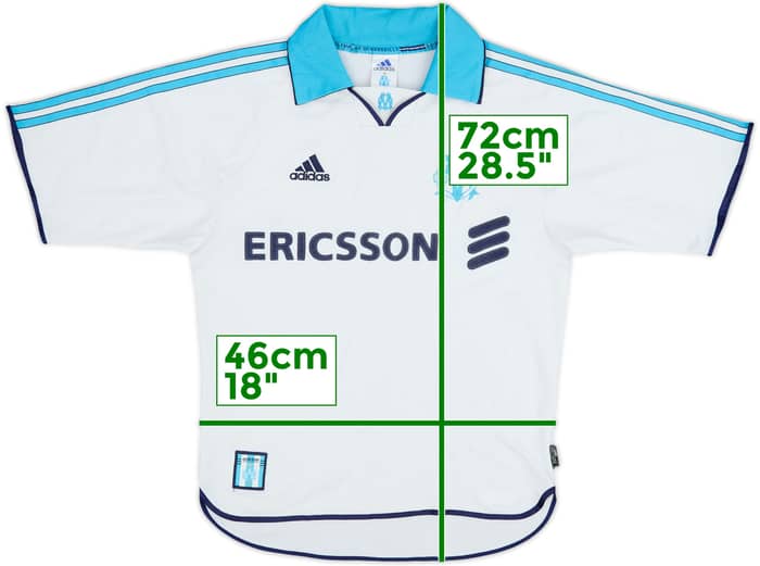 1999-00 Olympique Marseille Home Shirt - 5/10 - (S)