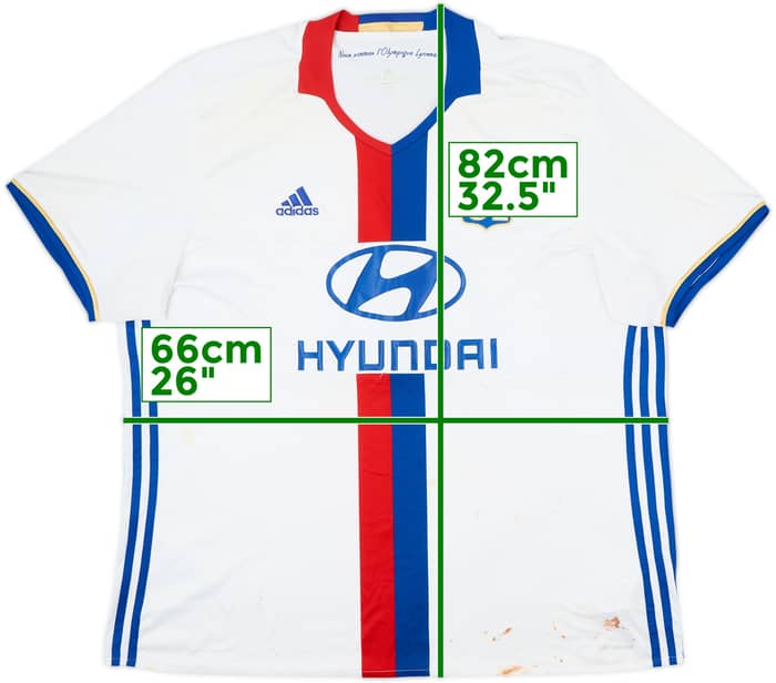 Camiseta de local del Lyon 2016-17 - 5/10 - (XXL)