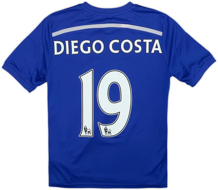 2014-15 Chelsea Home Shirt Diego Costa #19 - 6/10 - (L.Boys)