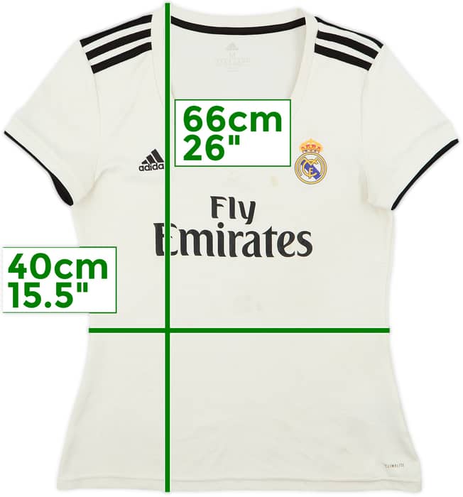 2018-19 Real Madrid Home Shirt - 4/10 - (Women's M)