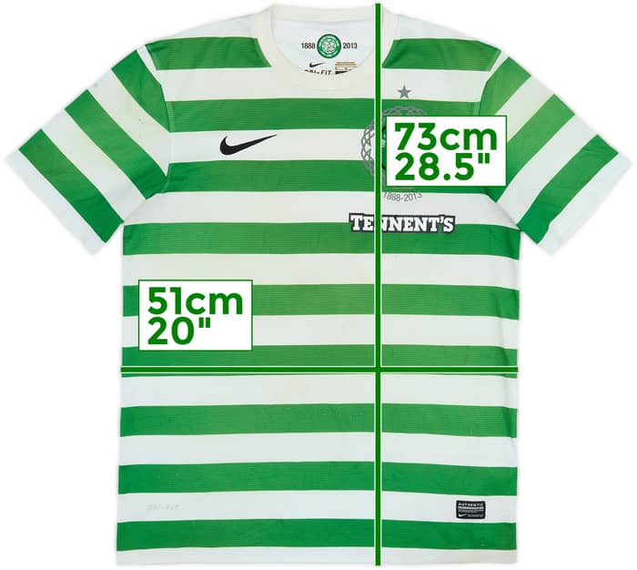 2012-13 Celtic 125th Anniversary Home Shirt - 3/10 - (M)