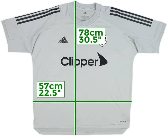 2020-21 Leeds adidas Training Shirt - 9/10 - (L)