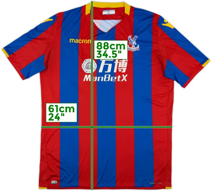 Camiseta de local del Crystal Palace 2017-18 - 5/10 - (5XL)