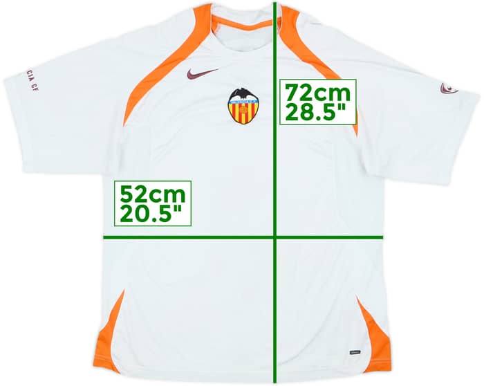 2004-05 Valencia Nike Camiseta de Entrenamiento - 5/10 - (L)