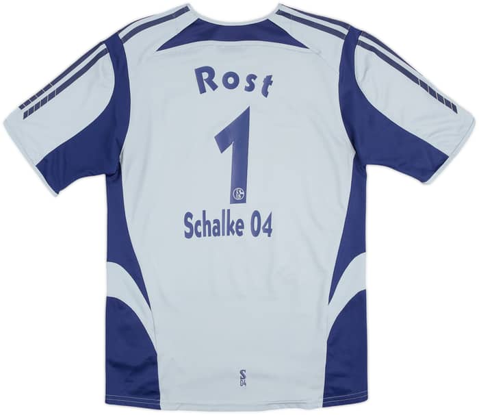 Camiseta de visitante del Schalke 2005-07 Rost #1 - 6/10 - (XL.Niños)