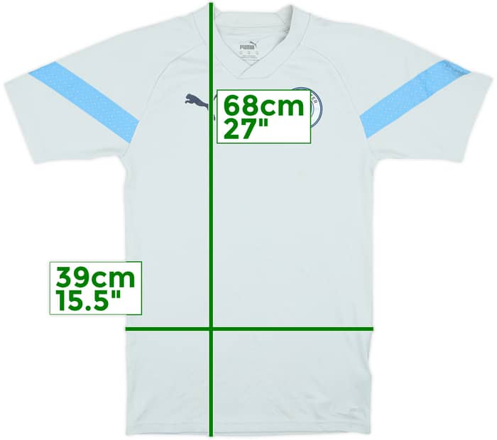 2022-23 Manchester City Puma Training Shirt - 7/10 - (XS)