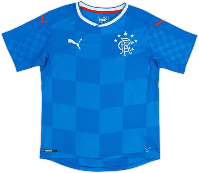 2016-18 Rangers Home Shirt - 9/10 - (L.Boys)