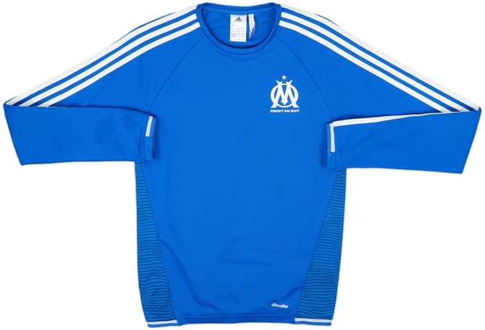 2015-16 Olympique Marseille adidas Sweat Top - 8/10 - (XS)