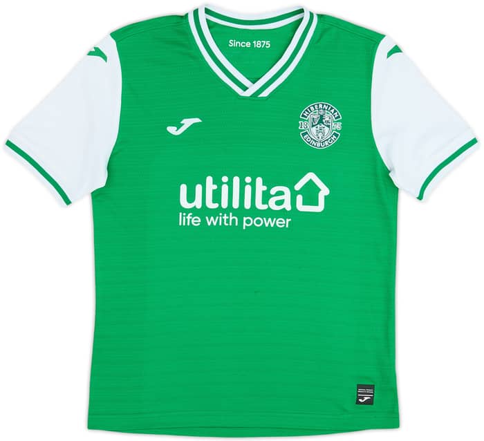 2023-24 Hibernian Home Shirt - 8/10 - (L.Boys)