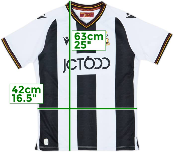 2022-23 Bradford City Away Shirt - 8/10 - (L.Boys)