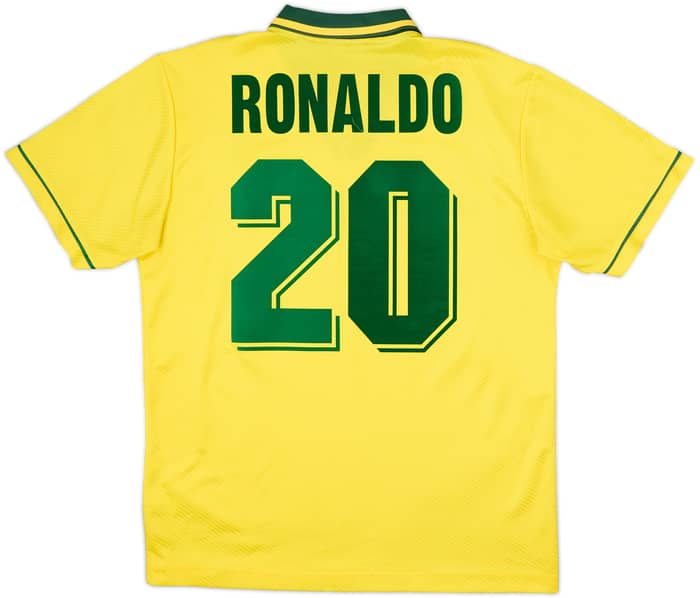1994 Brazil Home Shirt Ronaldo #20 - 7/10 - (XL)