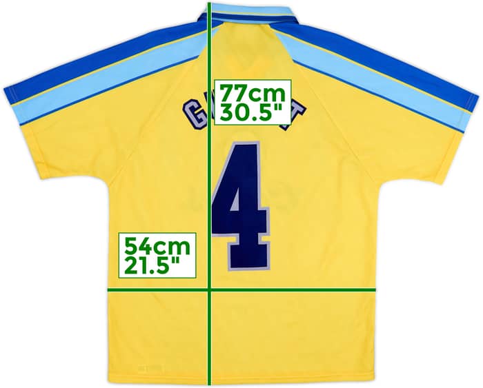 1996-97 Chelsea Away Shirt Gullit #4 - 7/10 - (L)