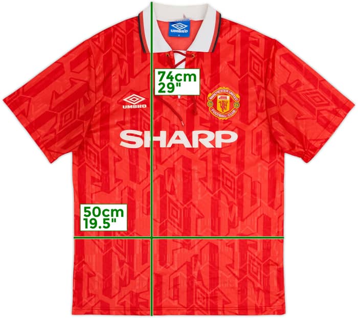 1992-94 Manchester United Home Shirt #11 - 5/10 - (M)