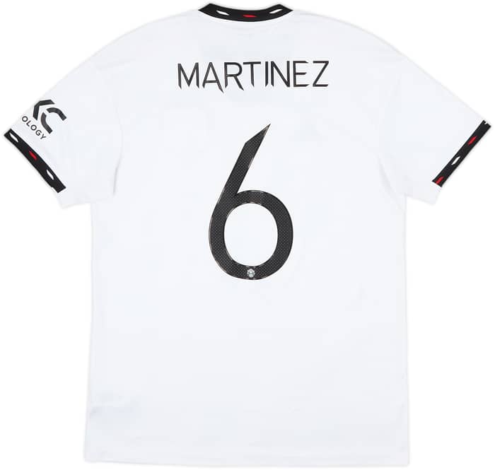 2022-23 Manchester United Away Shirt Martinez #6 - 8/10 - (L)