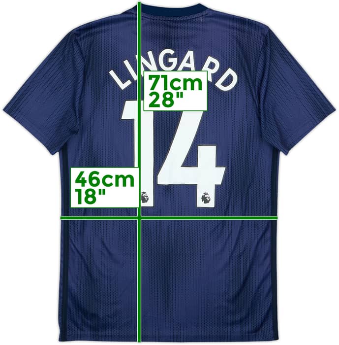 2018-19 Manchester United Third Shirt Lingard #14 - 6/10 - (S)