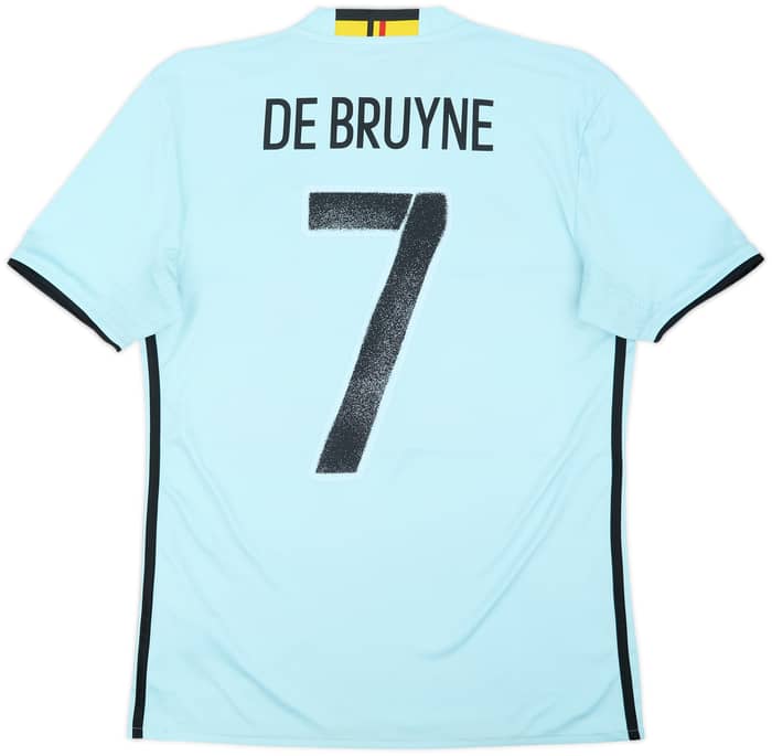 2016-17 Belgium Away Shirt De Bruyne #7 - 6/10 - (S)