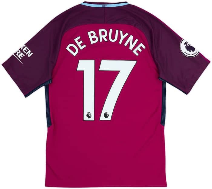 2017-18 Manchester City Away Shirt De Bruyne #17 - 6/10 - (S)
