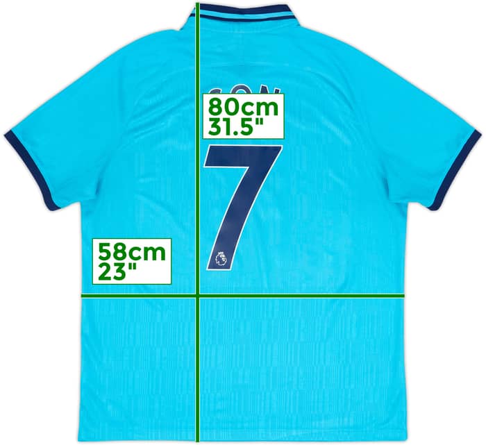 2019-20 Tottenham Camiseta de Tercera Son #7 - 9/10 - (XL)