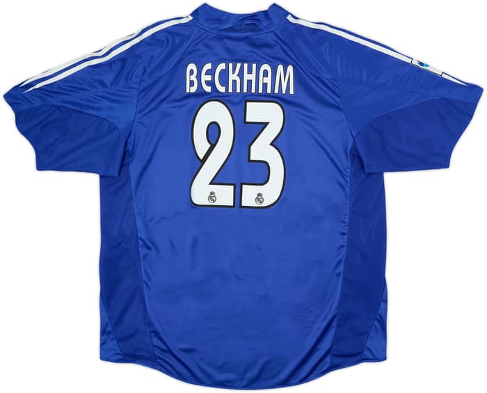 2004-05 Real Madrid Third Shirt Beckham #23 - 9/10 - (XL)