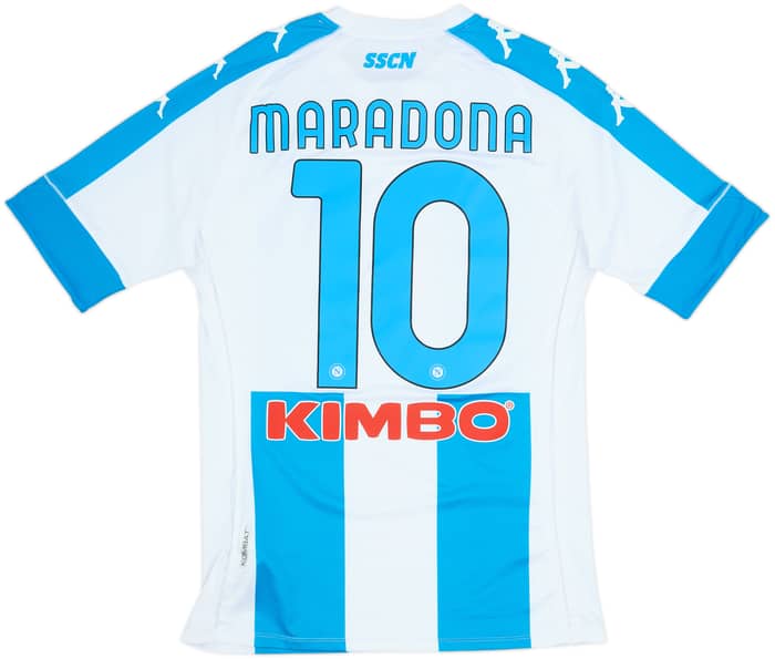 2020-21 Napoli Special Authentic Edition Fourth Shirt Maradona #10 - 8/10 - (L)