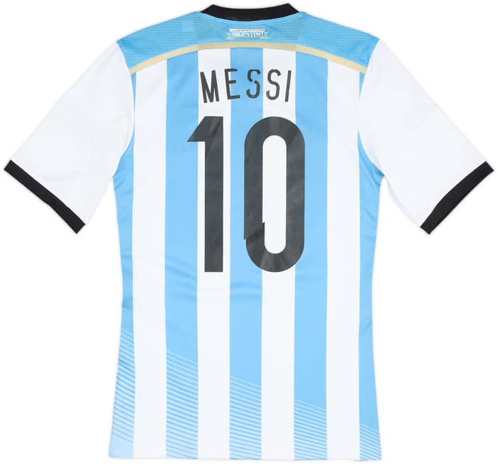 2013-15 Argentina Home Shirt Messi #10 - 5/10 - (S)