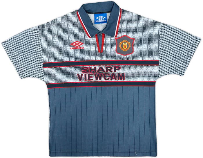 1995-96 Manchester United Away Shirt - 8/10 - (12-13 Years)