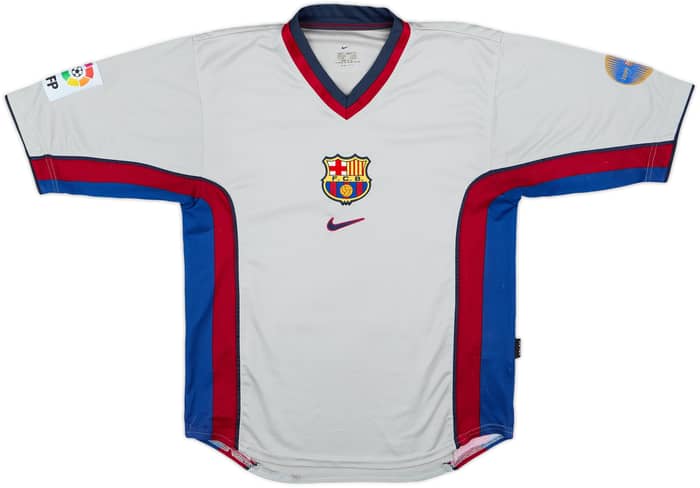 1999-01 Barcelona Away Shirt Rivaldo #11 - 8/10 - (S)