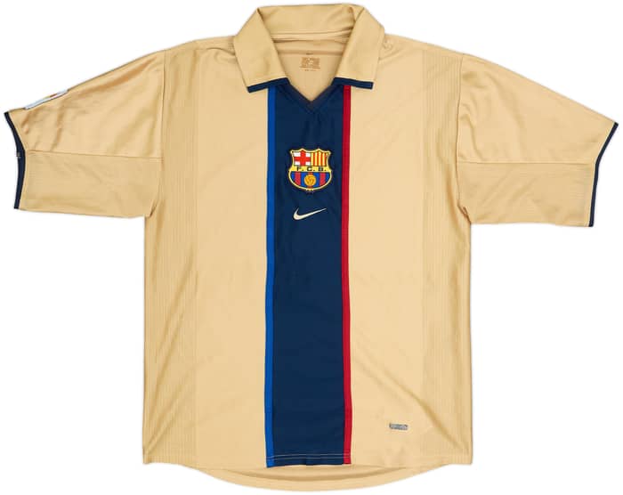 2001-03 Barcelona Away Shirt Rivaldo #10 - 8/10 - (S)
