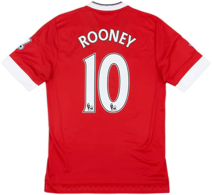 2015-16 Manchester United Home Shirt Rooney #10 - 10/10 - (S)
