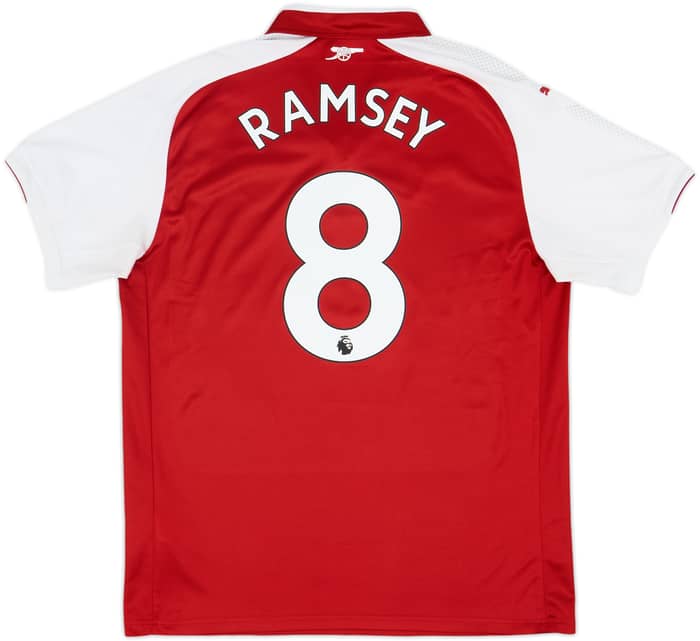 2017-18 Arsenal Home Shirt Ramsey #8 - 9/10 - (S)