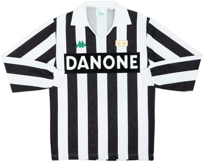 1992-94 Juventus Home L/S Shirt - 5/10 - (S)