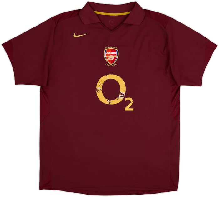 2005-06 Arsenal Home Shirt - 5/10 - (XL)