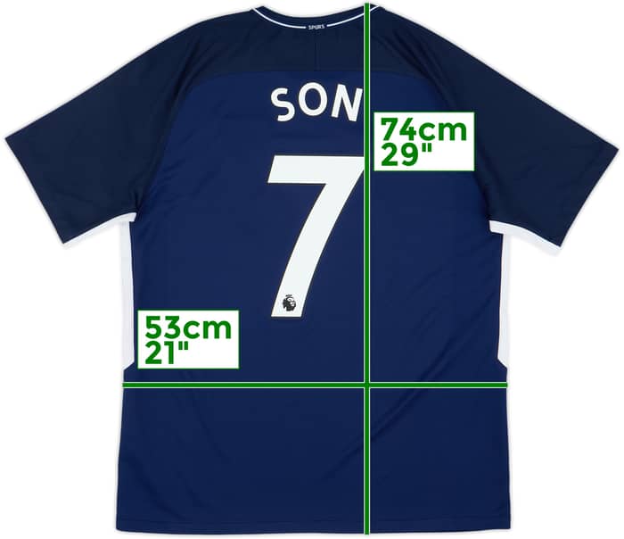 2017-18 Tottenham Away Shirt Son #7 - 7/10 - (L)