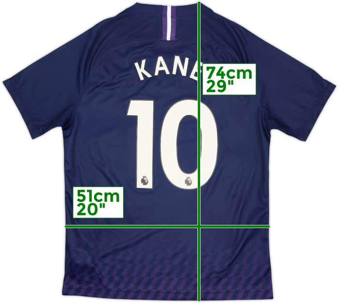 2019-20 Tottenham Away Shirt Kane #10 - 8/10 - (L)