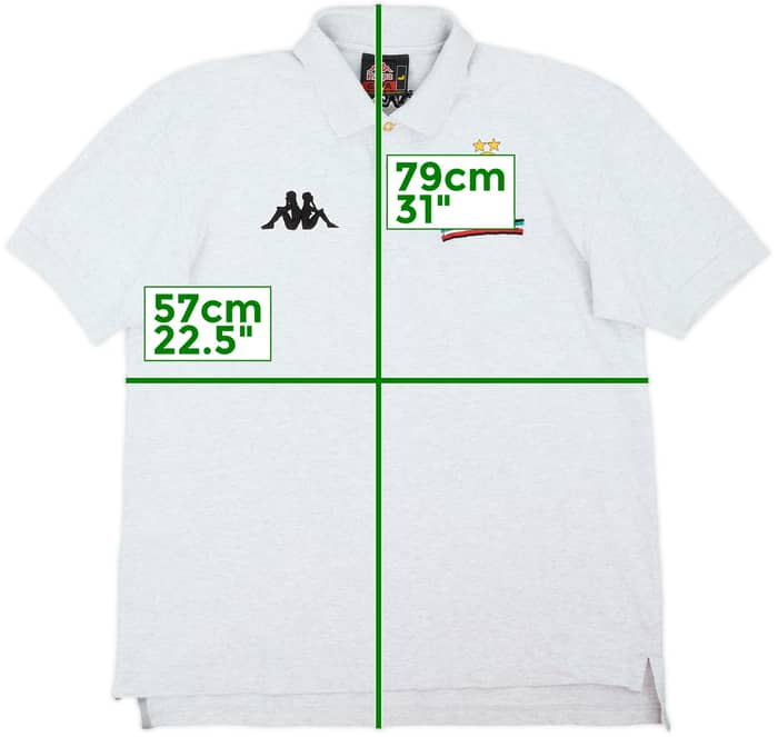 1998-99 Juventus Kappa Polo Shirt - 8/10 - (L)