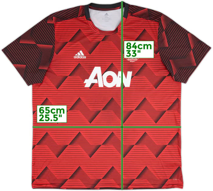2019-20 Manchester United adidas Training Shirt - 5/10 - (XXL)