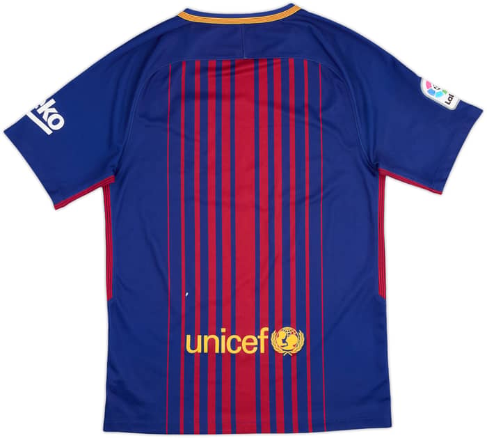 2017-18 Barcelona Home Shirt - 5/10 - (S)
