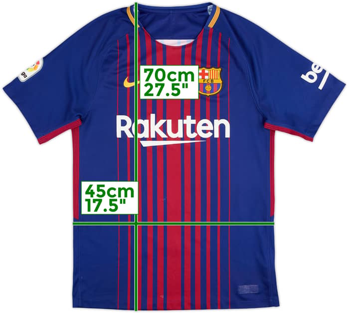 2017-18 Barcelona Home Shirt - 5/10 - (S)