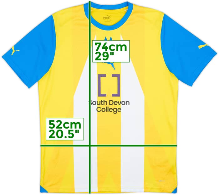 2023-24 Torquay United Home Shirt - 7/10 - (L)