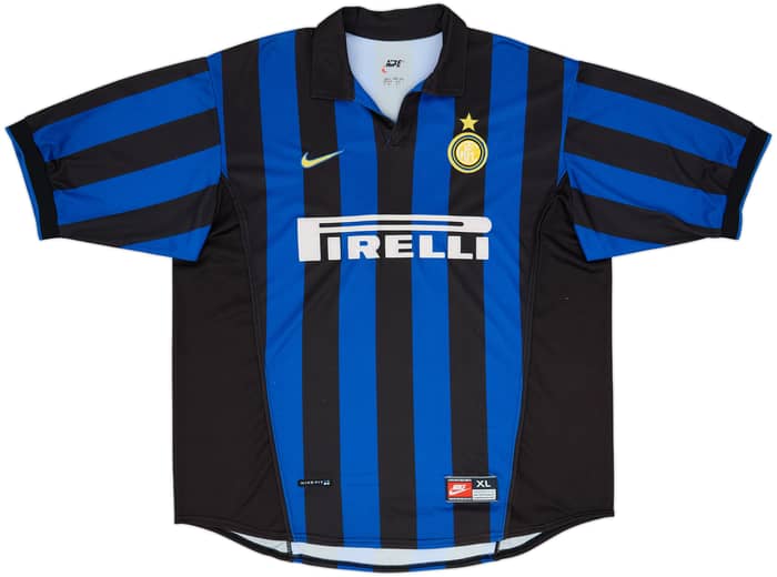 1998-99 Inter Milan Home Shirt Ronaldo #9 - 8/10 - (XL)